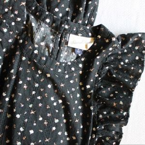 black floral maxi dress